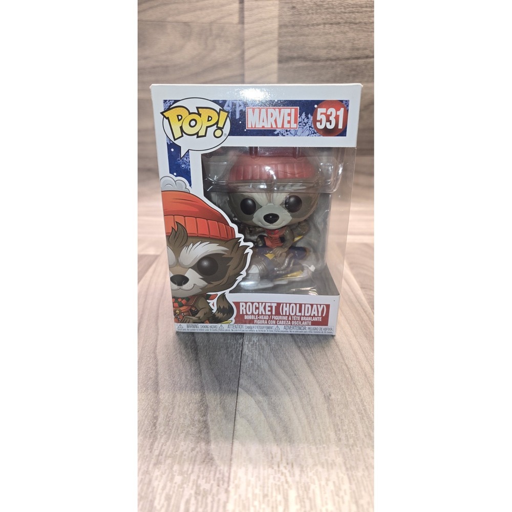 Holiday Rocket Funko Pop! #531 Marvel Vinyl Figure Brand New!